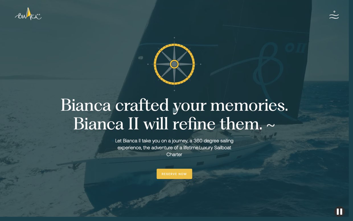 Homepage Bianca